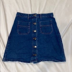 Denim skirt